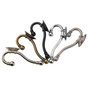 Heavy Duty Clothes Hook Wall Robe Zinc Alloy Furniture Hook
